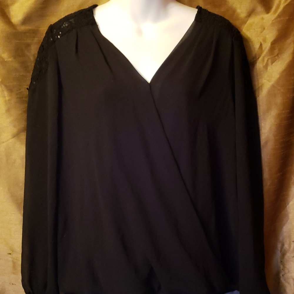 Dressy black blouse